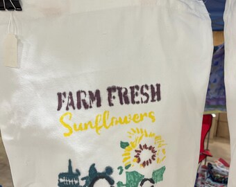 Sunflower tote bag