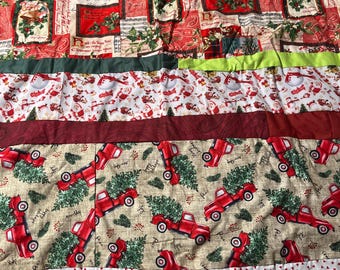 Christmas throw