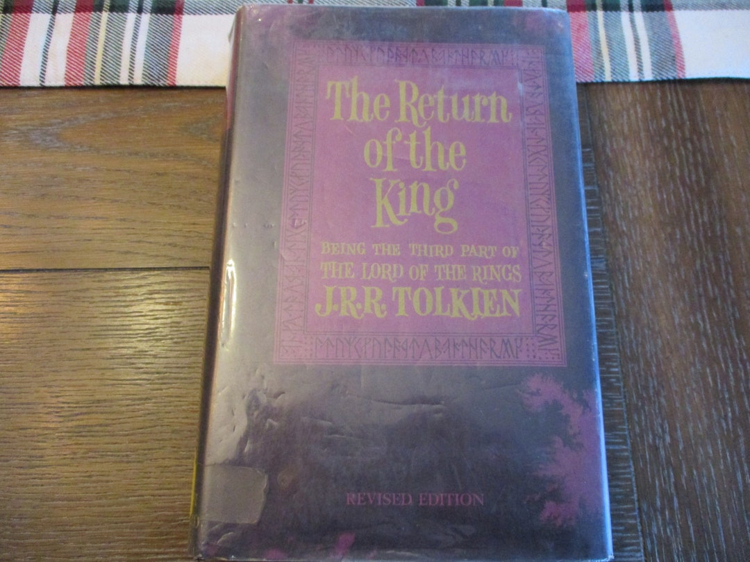 The Return of the King JRR Tolkien 1967 Second Edition 1st Etsy