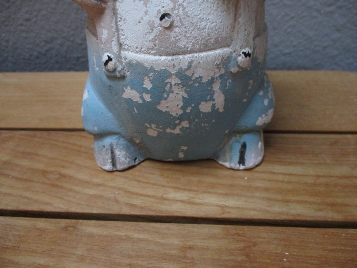 Vintage Plaster PIGGY BANK Pig Crying Carnival Prize Etsy
