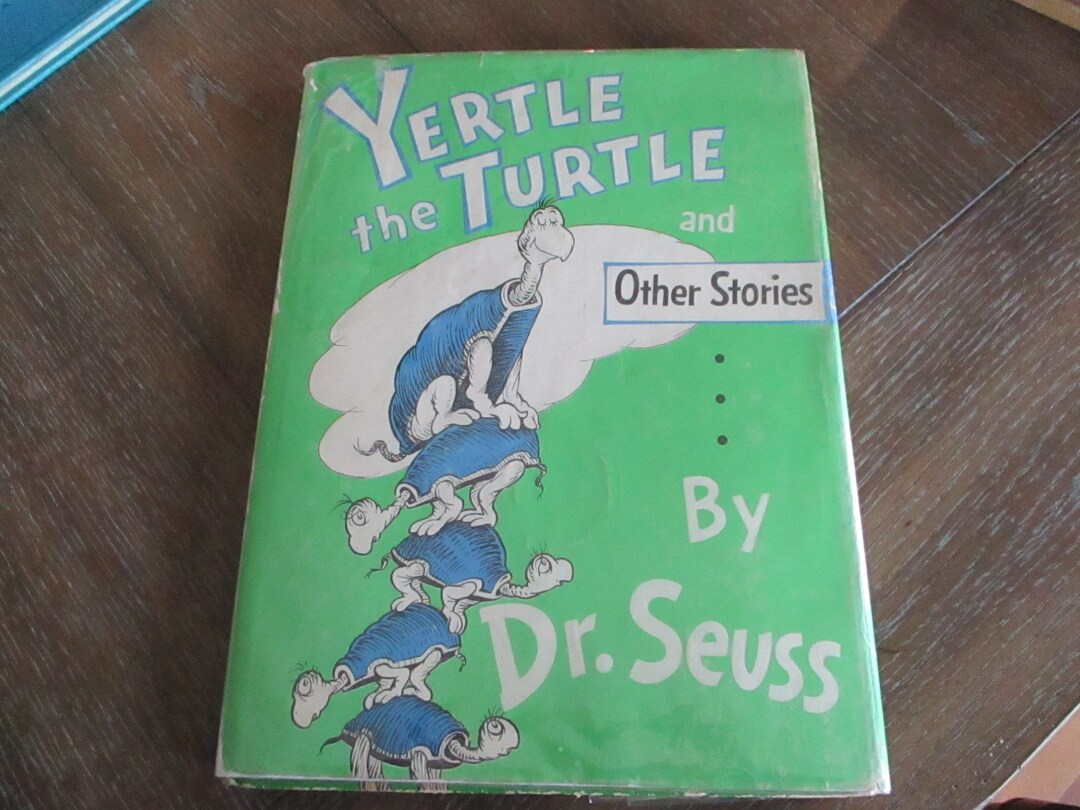 Dr SEUSS YERTLE the TURTLE and Other Stories Dust Jacket - Etsy New Zealand