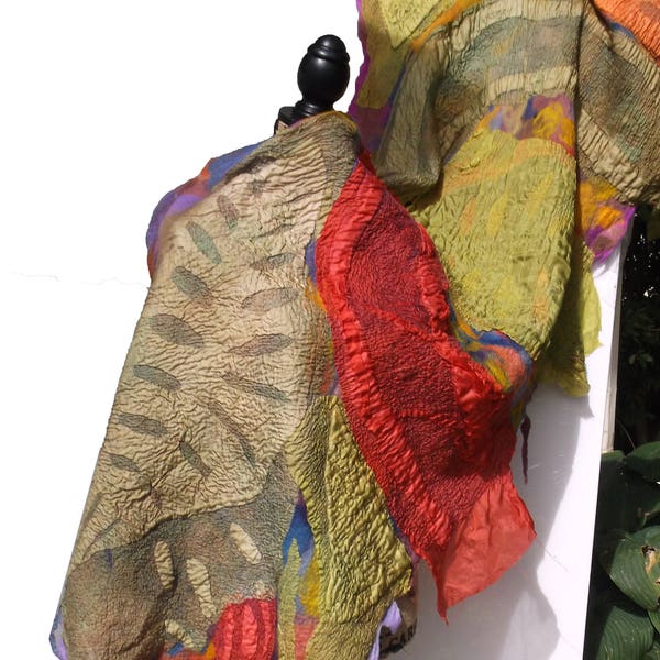 nuno felted shawls wraps