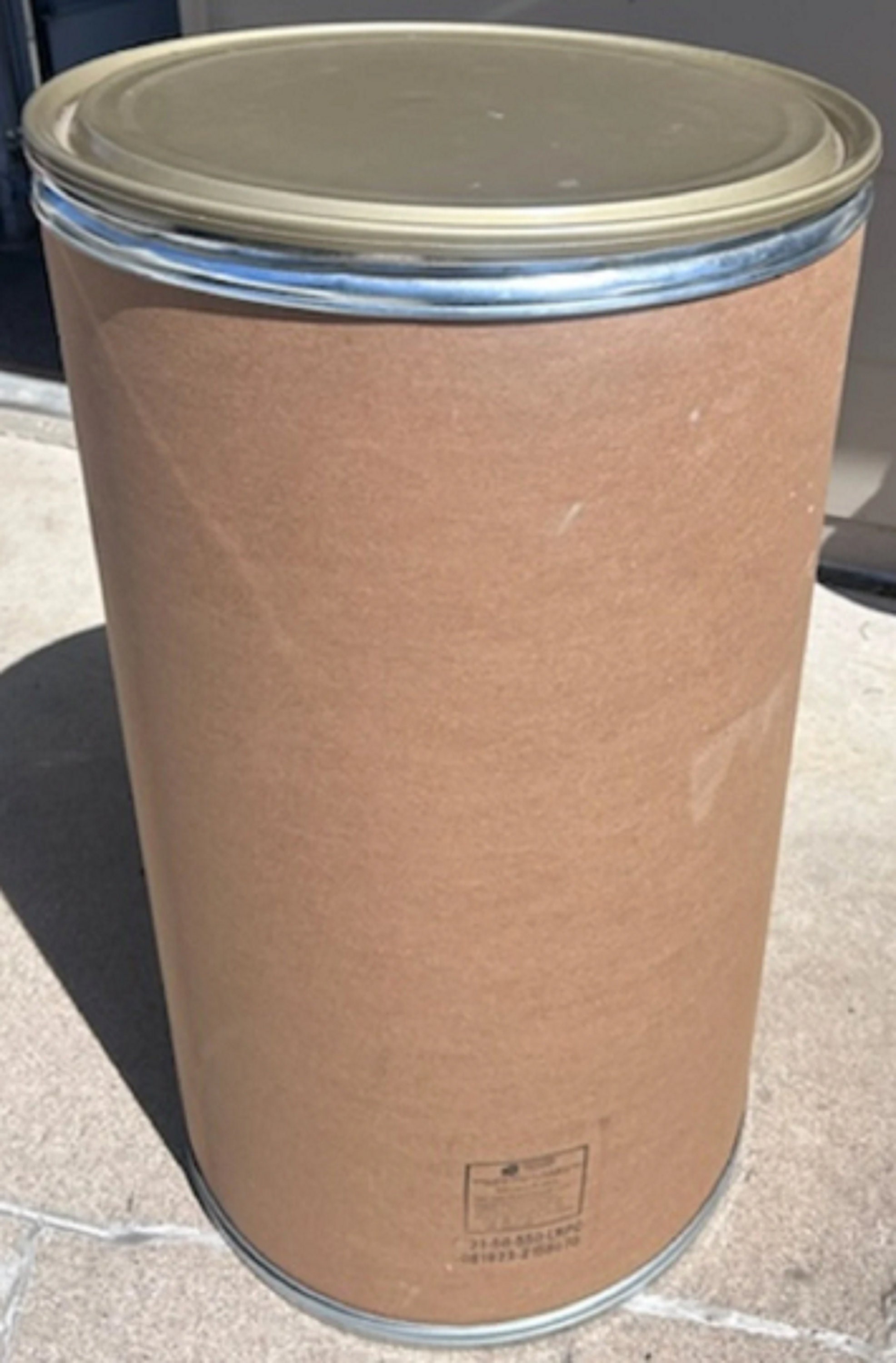 55 Gallon Jumbo Barrel Fibre Drum Cardboard Shipping Storage Container ...
