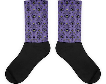 Haunted Mansion Wallpaper Socks