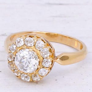 1.00 Karat Altschliff Diamant Ring aus der Edwardischen Epoche, circa 1905