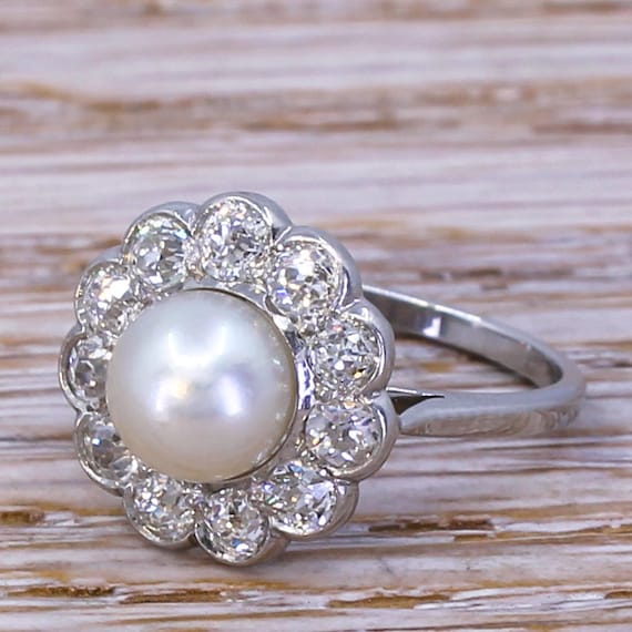 Art deco pearl ring outlet