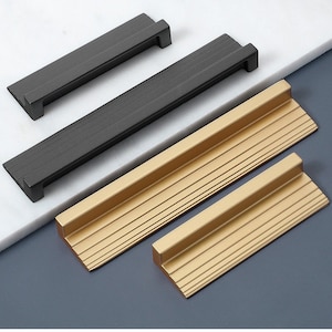 Furniture handle Furniture cabinet pull Cloakroom drawer gray knob Closet cabinet golden handle furniture hardware furniture fitting-A394