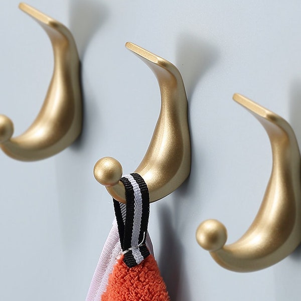 Golden fish Hook|Pearl black Coat Hook |golden hook |Hat Hook |Clothes Hook |Decoration Hooks |Wall Hook|Mirror Hook|bag Hook-A498