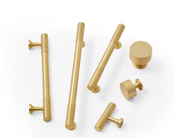 Uchwyt meblowy mosiężny uchwyt szuflady uchwyt szafki do domu salon sypialnia gałka szuflady solidny mosiężny osprzęt meblowy - F04