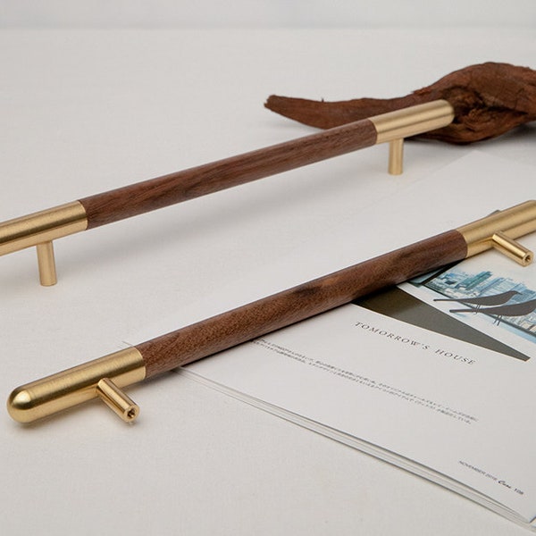 Walnut Drawer Pull Etsy