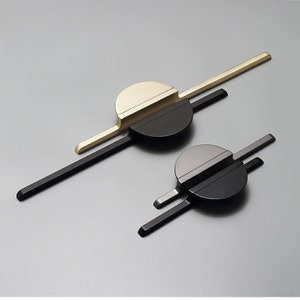 Semicircle Furniture cabinet black pull Furniture Drawer handle Closet door pull Half-moon handle pull knob sell in individual- A31