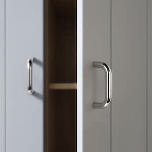 U-Shaped Handle furniture Cabinet pull Kichen room furniture silver pull closet drawer silver handle Furniture fitting pull for home -A483