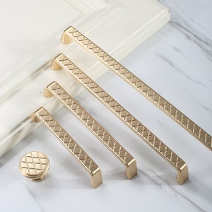 Furniture Cabinet pull Black handle drawer gray pull wardrobe silver single hole knob lattice pattern golden handle for home furniture -A267