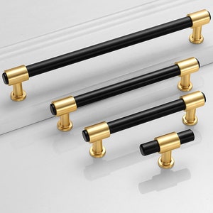Furniture cabinet handle Nordic Modern luxury kitchen furniture drawer living room Furniture handle bedroom Cabinet black simple pull- A20