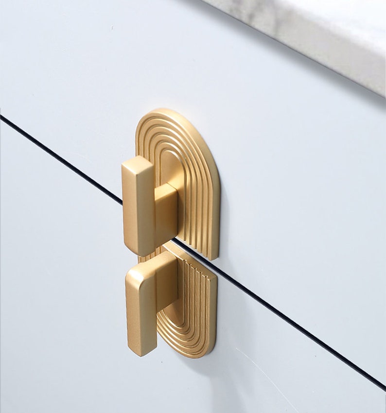 Symetry Drawers Furniture Gold Handle Closet Cabinet Gold Pulls Drawer Symmetry Pull ...