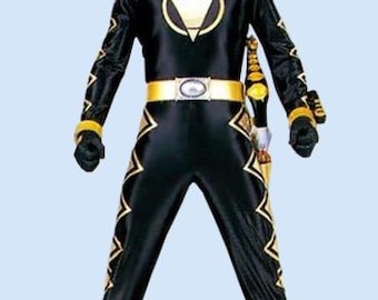 Black Dino Thunder Ranger  Tommy Oliver full set cosplay costume custom-made