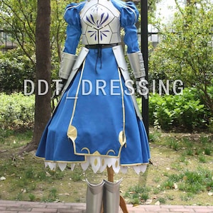 Fate/stay night  Saber cosplay costume full set