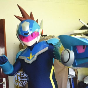 Shooting Star Mega man(Rock man) cosplay costume custom-made