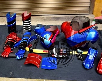 仮面ライダービルド 特撮仕様コスプレ衣装 一体型（複眼発光） Amazon.co.jp: [AWY] 【実物撮影】仮面ライダー Build コスプレ