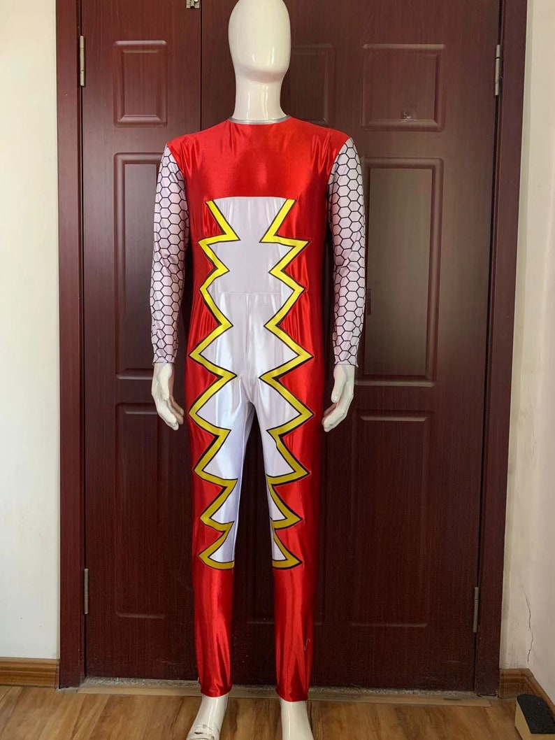 Power Ranger Dino Charge Kyoryu Red Carnival Wearable Cosplay Costume ...