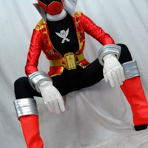 Super Megaforce ranger Red Troy Burrows  full set cosplay costume custom-made