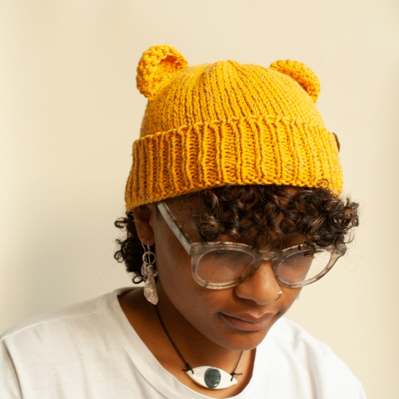 Adult Reflective Brimmed Bear Hat image 6