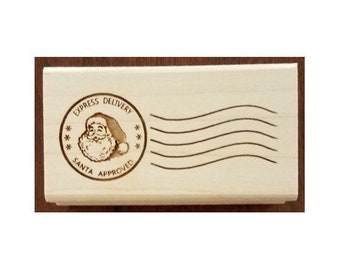 Santa Postmark Rubber Stamp - 206H03