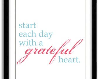 Grateful Heart Art Print