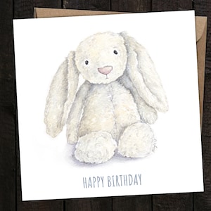 Jellycat Bunny- Birthday Card