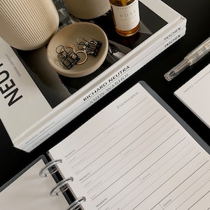 Passwords Tracker Inserts | Login Organizer | A5 Half Letter Personal Pocket | No.2 Font Printed Refill