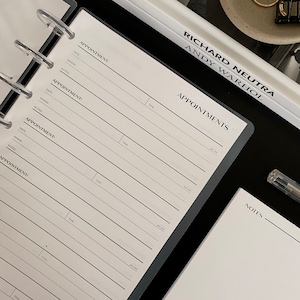 The Appointments Tracker | No.2 - Printed Planner Inserts