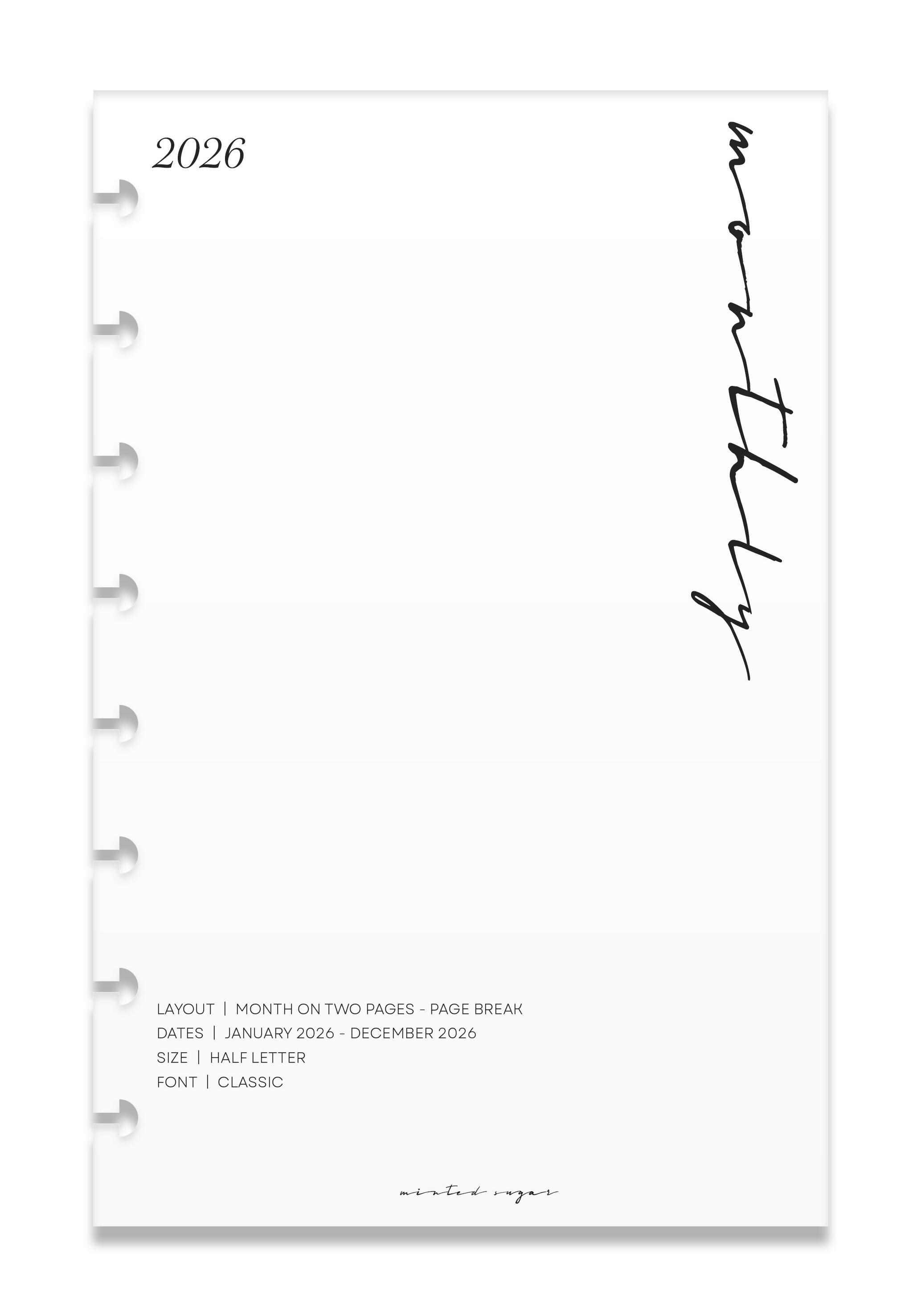 FranklinCovey Wide Lined Note Pages For Planners - Classic Size (5.5"x8.5"), Pack Of 50