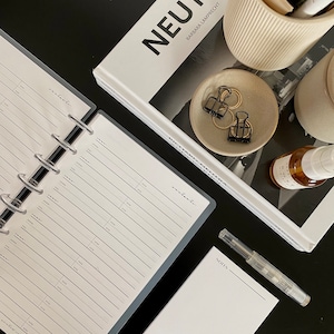 Contacts Tracker Inserts | Address Book Planner Pages | A5 Half Letter Personal Pocket | Classic Font Printed Inserts