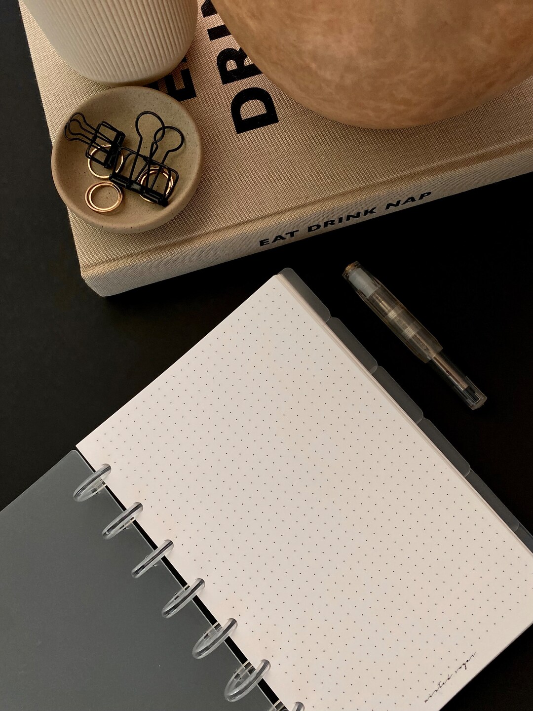 Dot Grid Notepaper | White - Planner Inserts | A5 Personal Size - Etsy