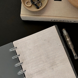 Multi-list Notepaper | Cement - Planner Inserts