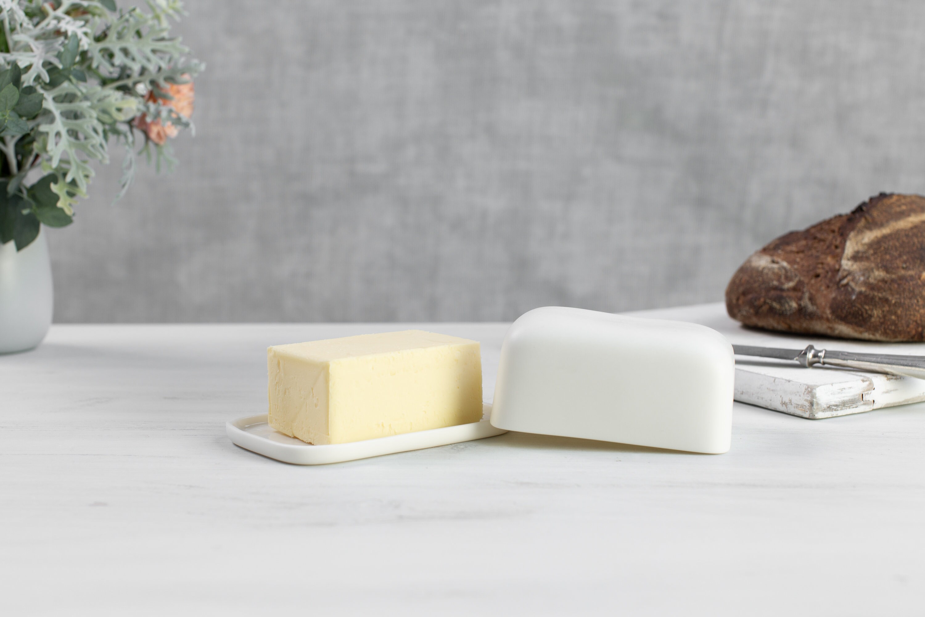 Porcelain Butter Dish Etsy