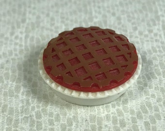 TOMY CHERRY PIE, "Smaller Homes & Garden", Hard to Find Accessory, 1:18 Lundby Scale, Vintage Dollhouse, Kitchen Decor