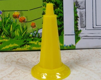 MARX BIRDBATH BASE only, 1950's, Hard Plastic, 3/4" Scale, Vintage Metal Dollhouse Yard