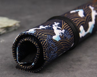 Wave Print Pen Wrap