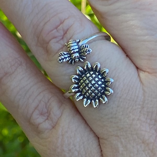 Bee Spoon Ring - Etsy