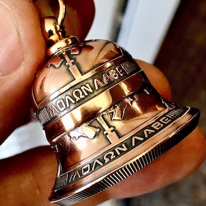 Molon Labe Biker Bell – “Come and Take Them” – Veteran Gift, Made in USA