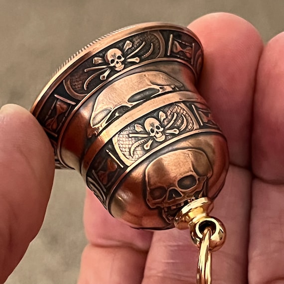 Memento Mori Motorcycle Bell – Handcrafted From .999 Fine Copper