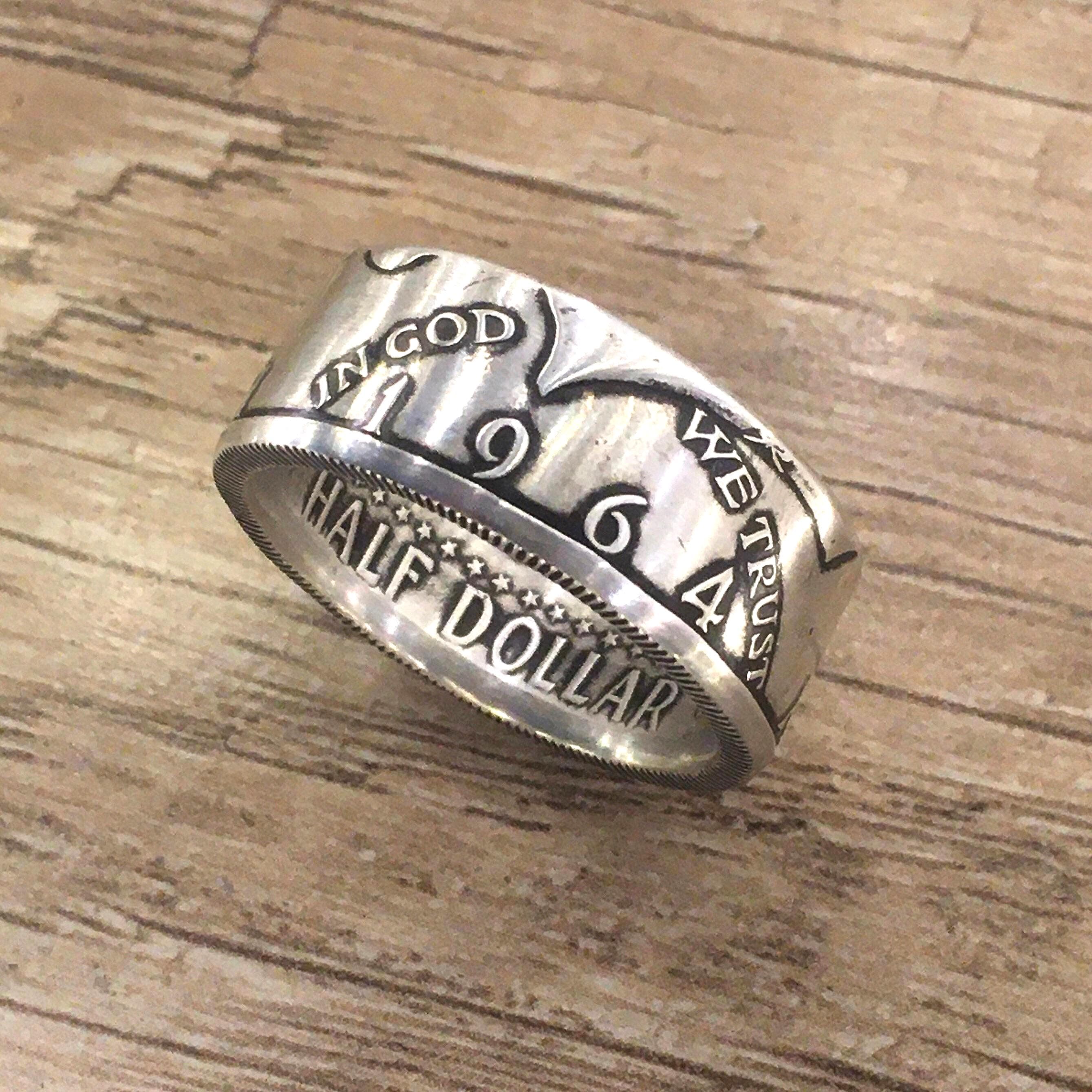 ハンドメイドリング1964 Womens Coin Rings 1964 - Etsy