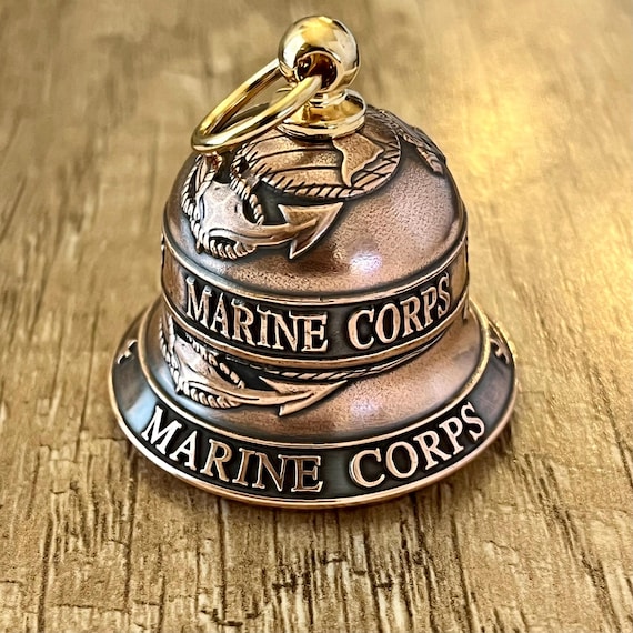 USMC Motorcycle Bell – Semper Fi! 250th Anniversary Gift, Made In USA - Ireland - Foto 9