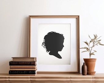 Hand-Cut Silhouette Portrait • Custom Family Keepsake