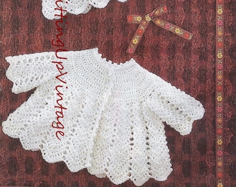 Baby Crochet Pattern Lacy Angel Top, Hooded Cape, Pants Pdf - Etsy