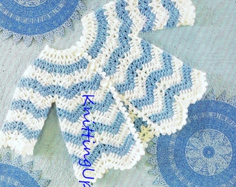 Baby Crochet Pattern pdf Matinee Coat and Dress or Angel Top Double Knit