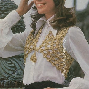 Crochet Pattern PDF Womens Bolero and Hat Summer Boho Festival Hippy Vest Top