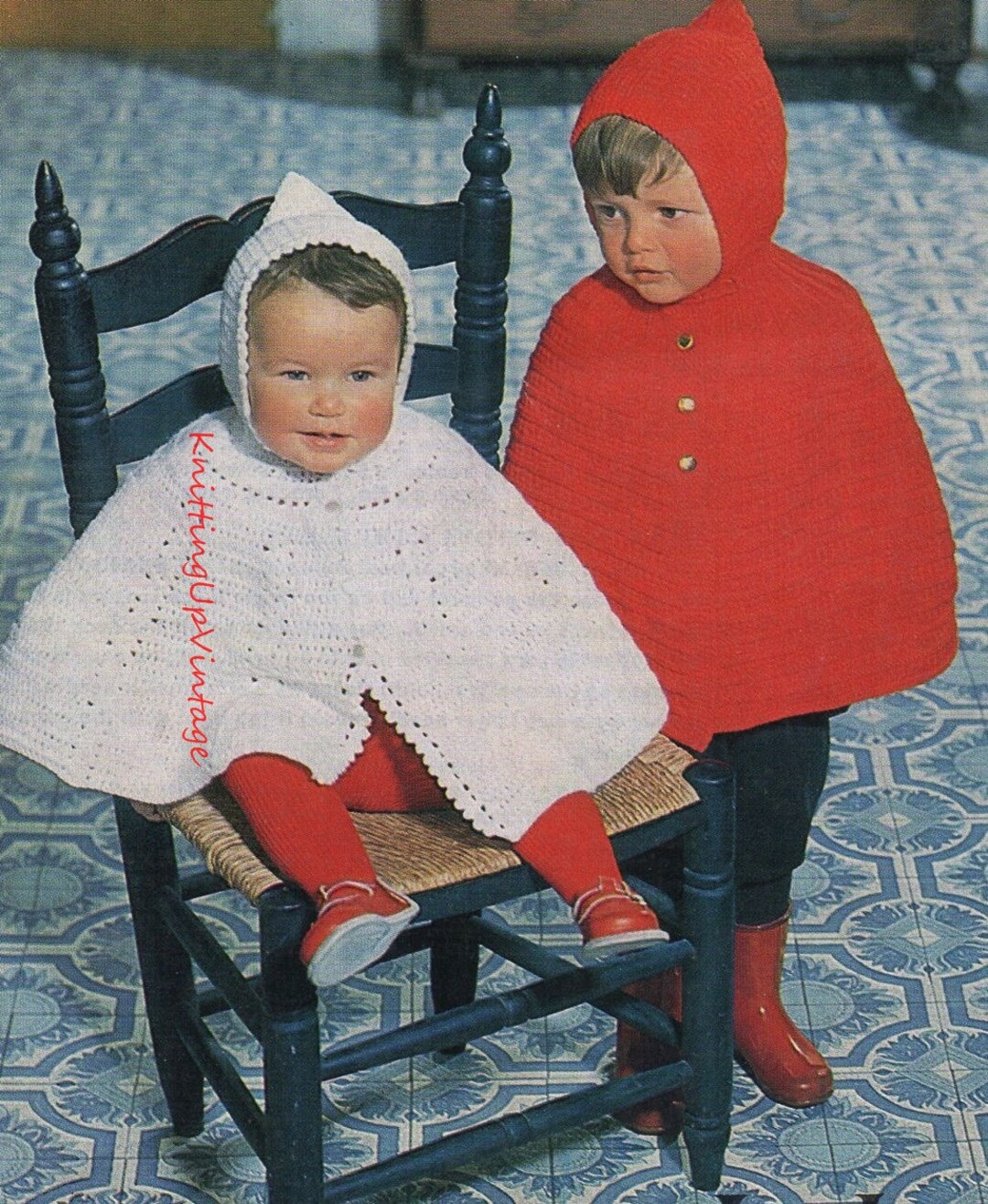 Baby Knitting and Crochet Pattern Pdf Double Knit Hooded Etsy