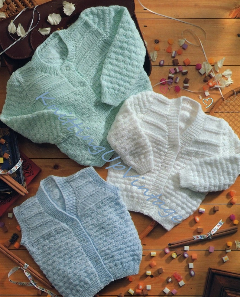 Premature Baby Knitting Pattern DK 12-24 Easy to Knit | Etsy
